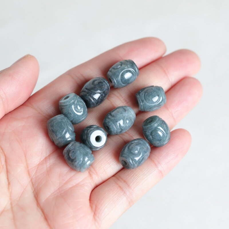 5PC Natural Blue Water Jade Ri - đánh giá và giá Women'S Fashion Jewellery