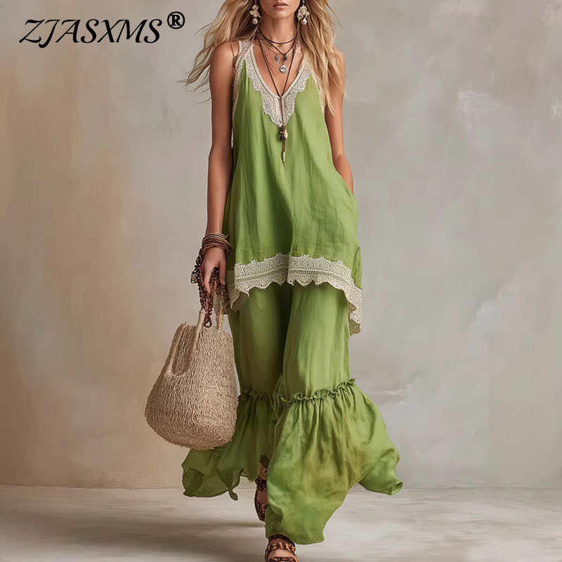 Women Lace Trim 2 Piece Matchi - đánh giá và giá Lace Trim Cami