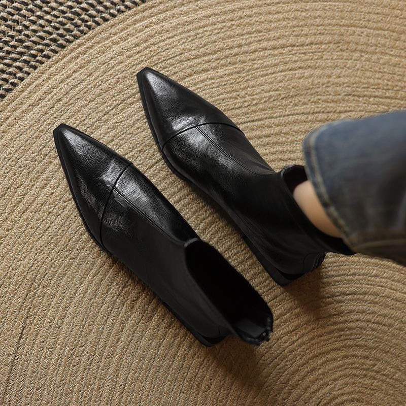 Women Pointed Short Boots 2025 - đánh giá và giá Women'S Fashion Korea