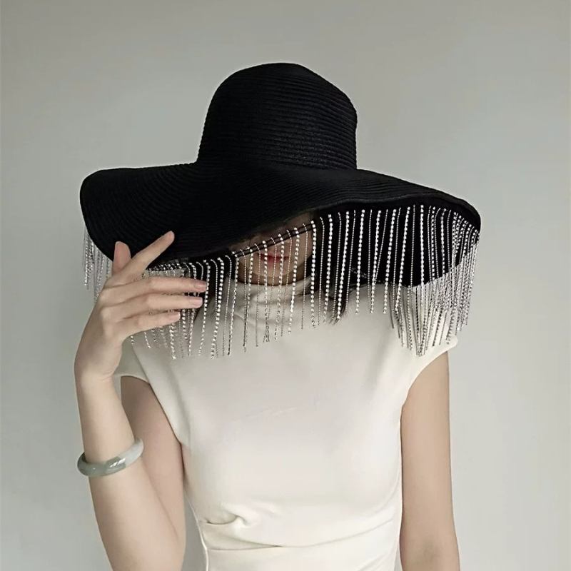 Rhinestone Tassel Oversized Br - đánh giá và giá Women Fashion Photoshoot