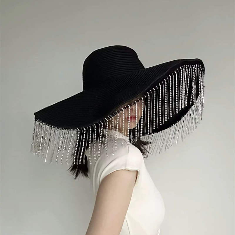 Rhinestone Tassel Oversized Br - đánh giá và giá Women Fashion Photoshoot