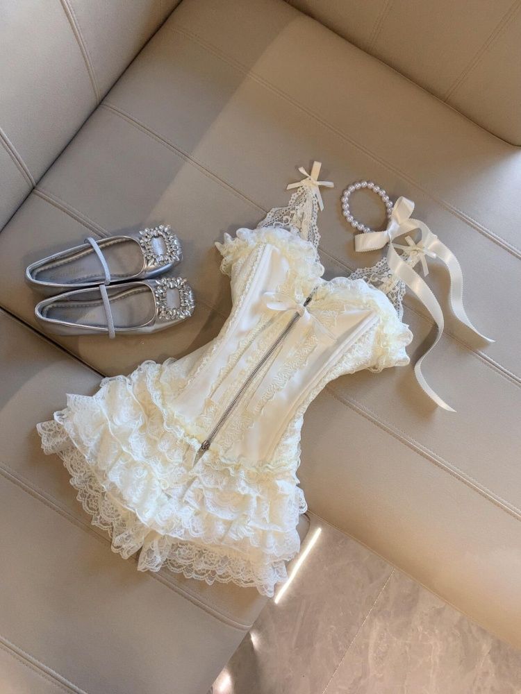 Cute Desire Lace Bustier Top H - đánh giá và giá Lace Trim Cami