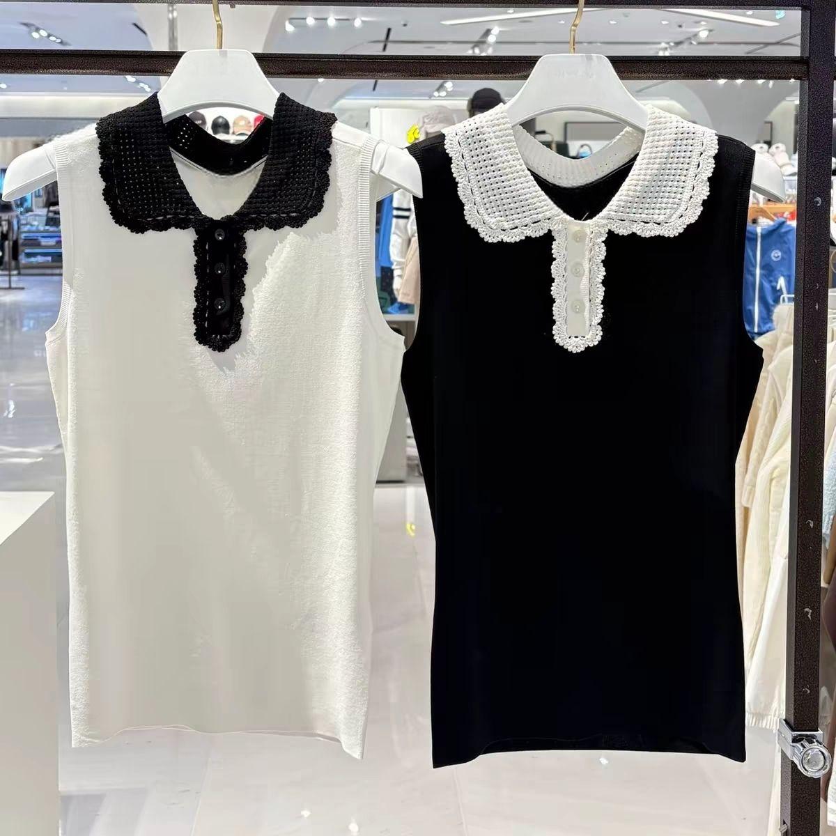 Women Lapel Knit Golf Vest 202 - đánh giá và giá Women'S Fashion Vest Tops