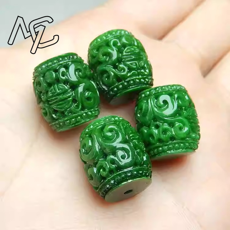 5pc Natural Green Jade Carving - đánh giá và giá Women'S Fashion Jewellery