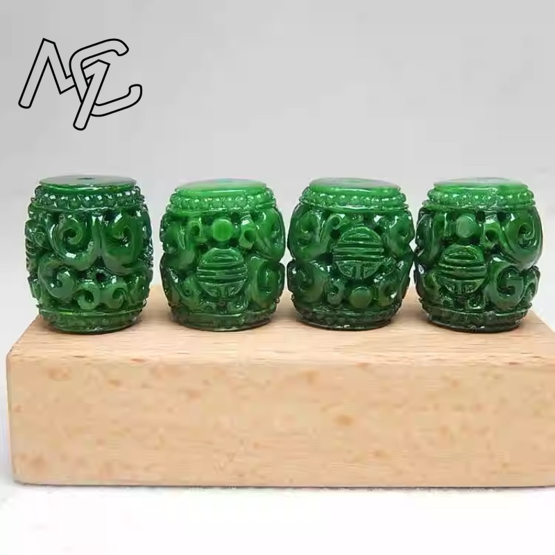 5pc Natural Green Jade Carving - đánh giá và giá Women'S Fashion Jewellery