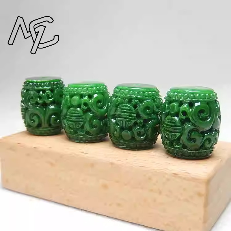 5pc Natural Green Jade Carving - đánh giá và giá Women'S Fashion Jewellery