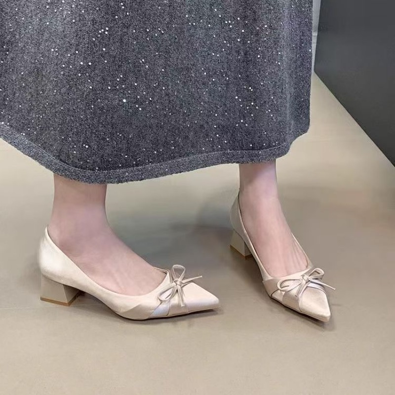 Retro Mid-length Single Shoes  - đánh giá và giá Women'S Fashion Shoes