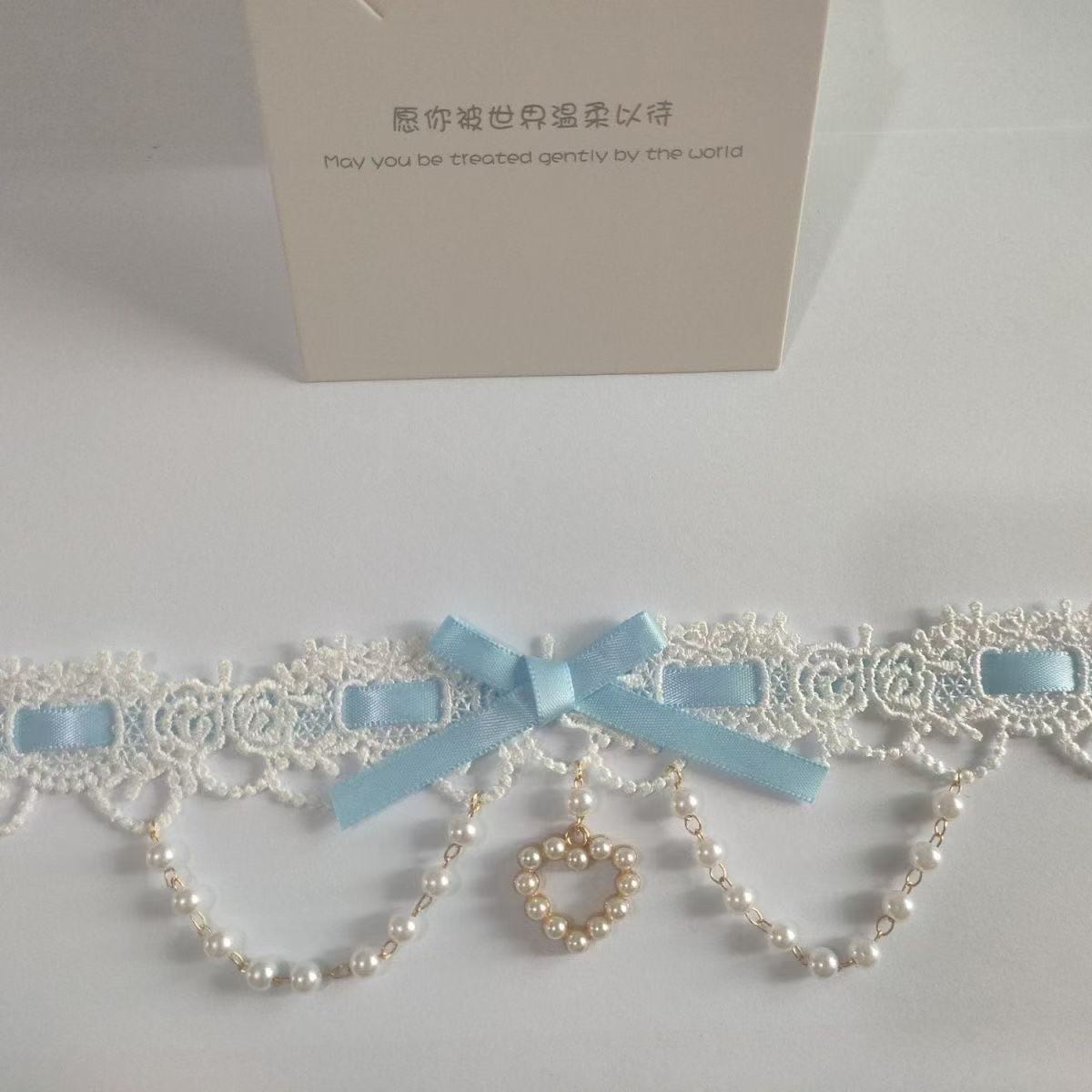 Sweet Lolita Pearl Lace Neckla - đánh giá và giá Women Fashion Photoshoot