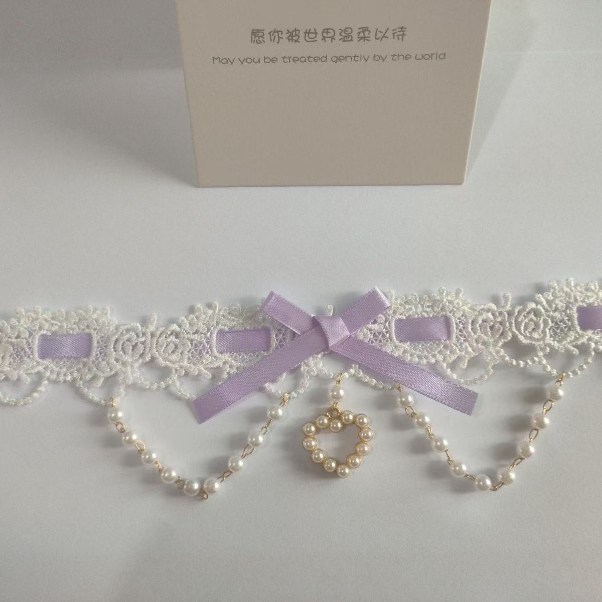 Sweet Lolita Pearl Lace Neckla - đánh giá và giá Women Fashion Photoshoot
