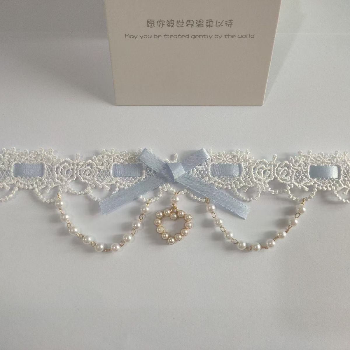 Sweet Lolita Pearl Lace Neckla - đánh giá và giá Women Fashion Photoshoot