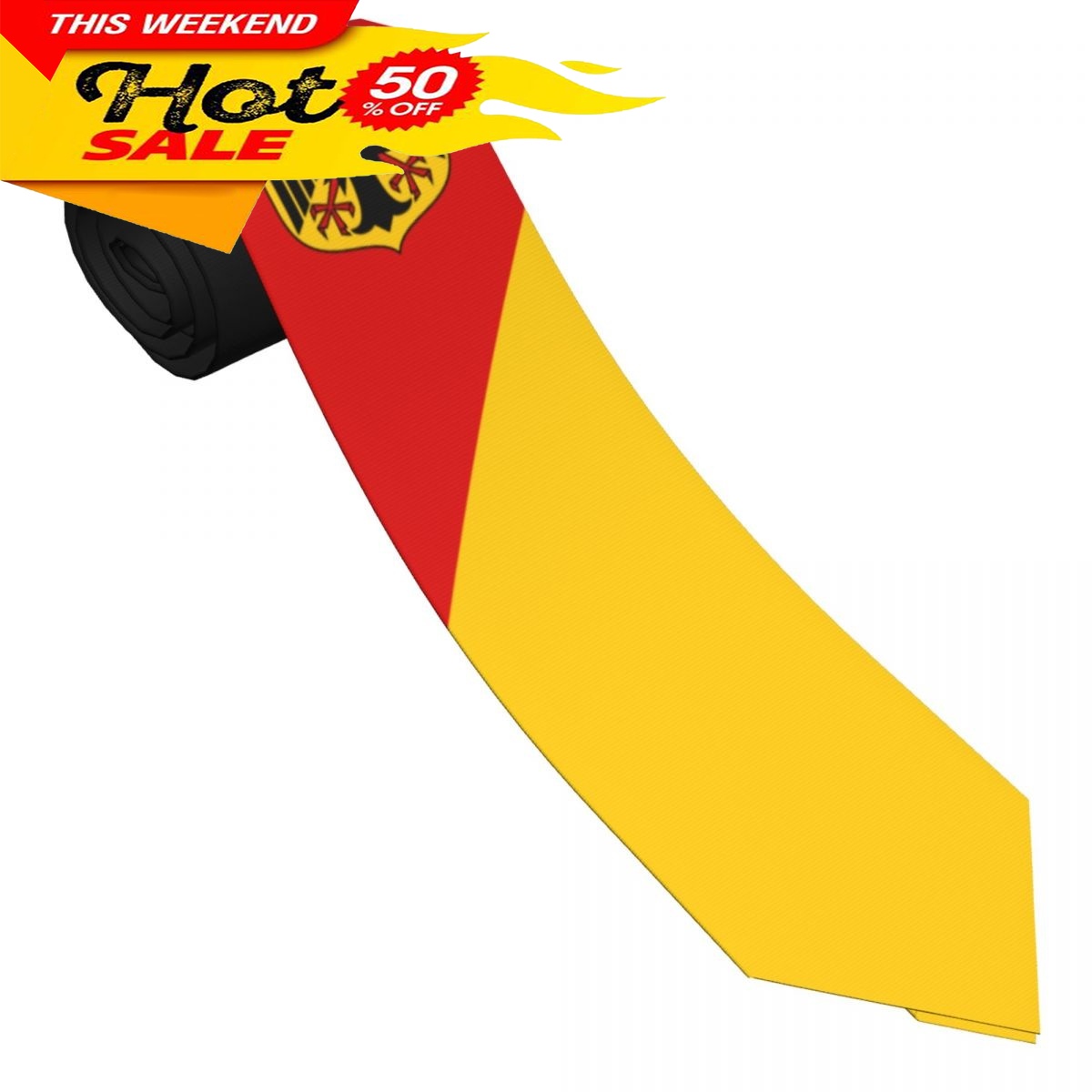 Germany Flag Tie Emblem Neckti - đánh giá và giá Women Fashion Necktie