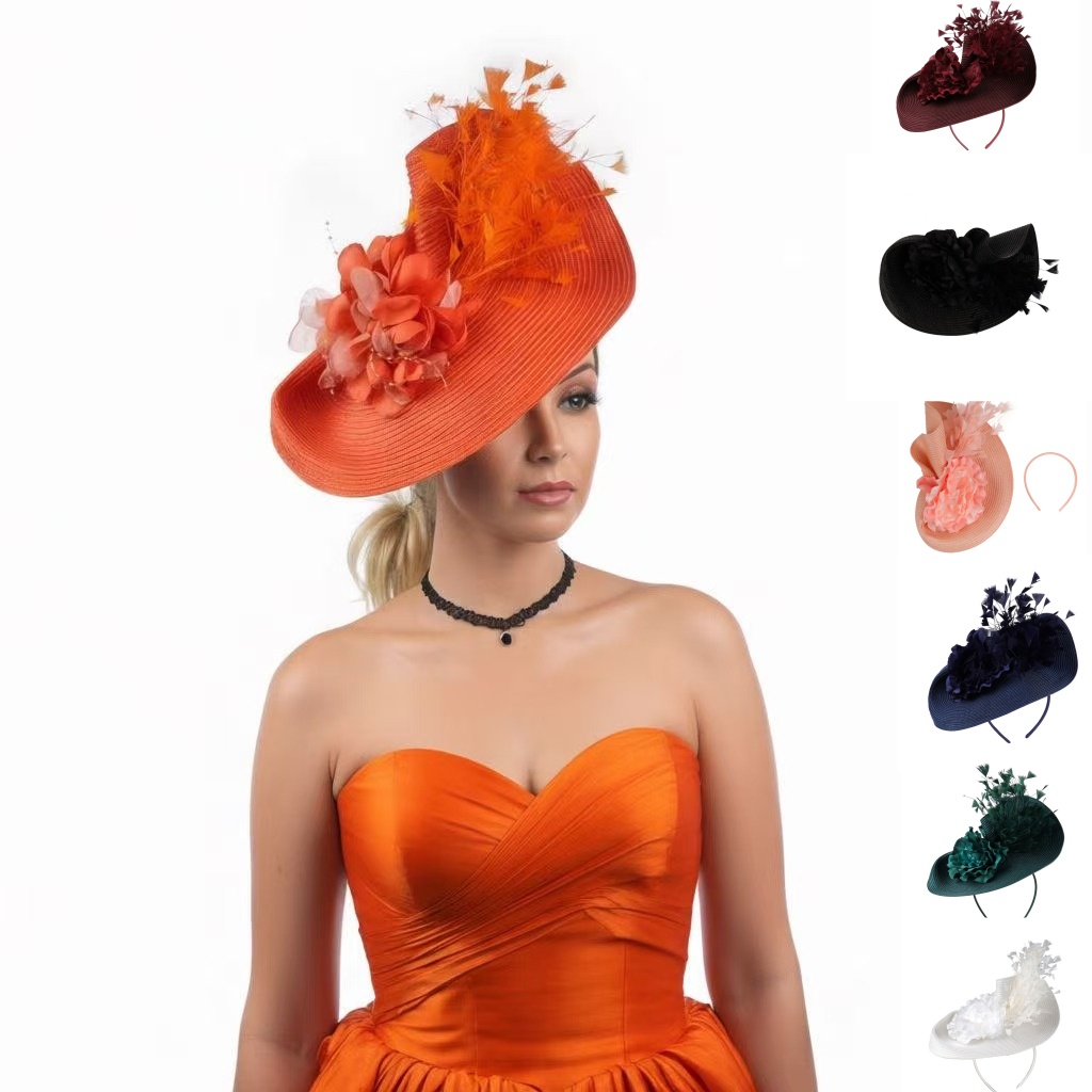 2026Exaggerated Straw Feather  - đánh giá và giá Women'S Fashion Kentucky Derby