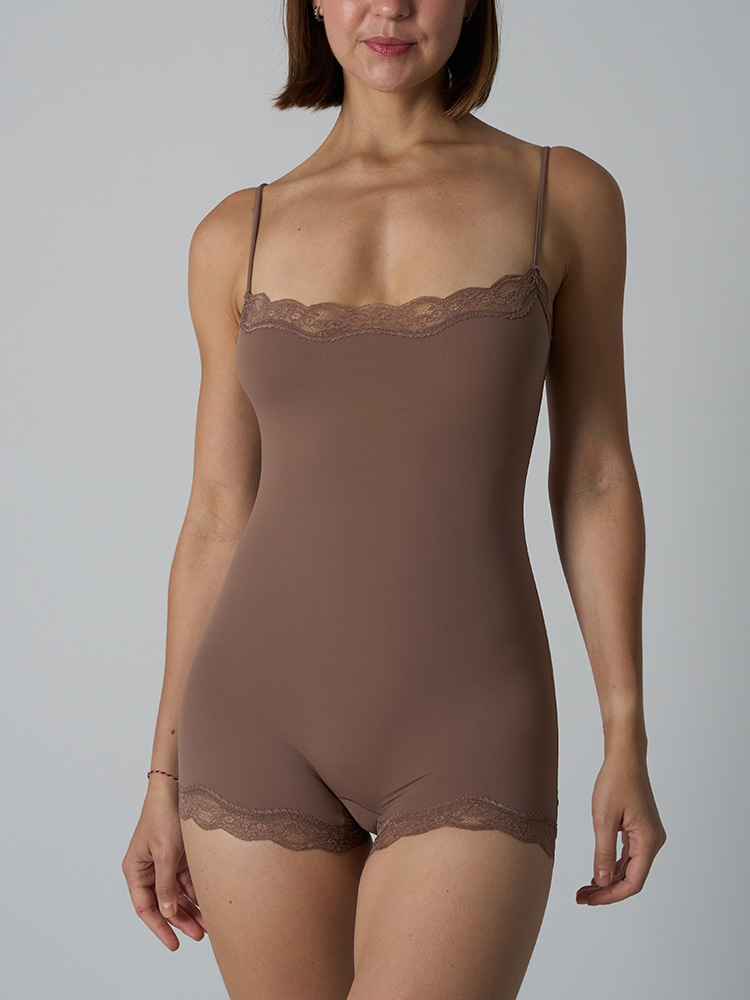Lace Trim Romper Bodysuit – Ul - đánh giá và giá Lace Trim Cami