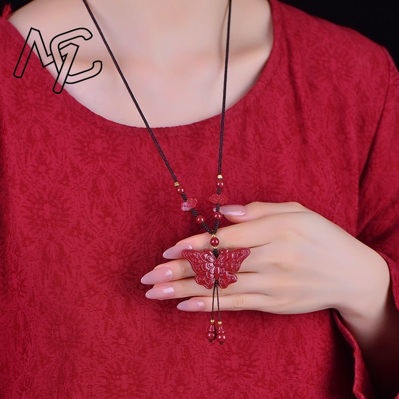 Fashion Red Cinnabar Jade Butt - đánh giá và giá Women'S Fashion Jewellery