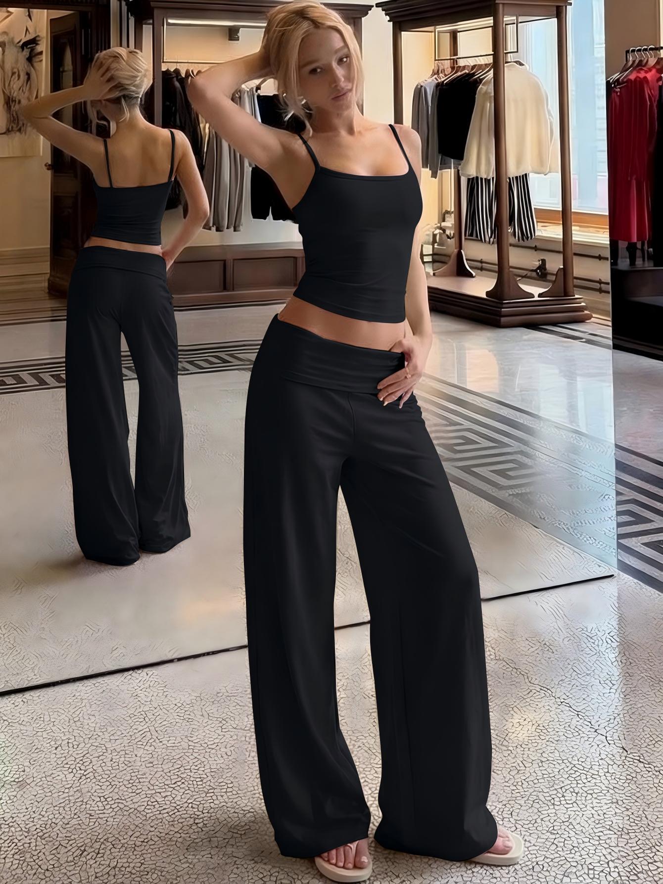 Hugcitar Fashion 2 Piece Sets  - đánh giá và giá Lace Trim Cami
