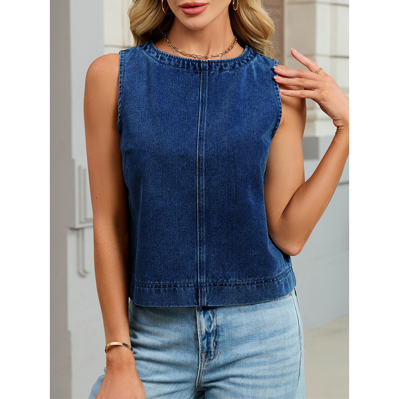 Benuynffy Casual Round Neck De - đánh giá và giá Women'S Fashion Vest Tops