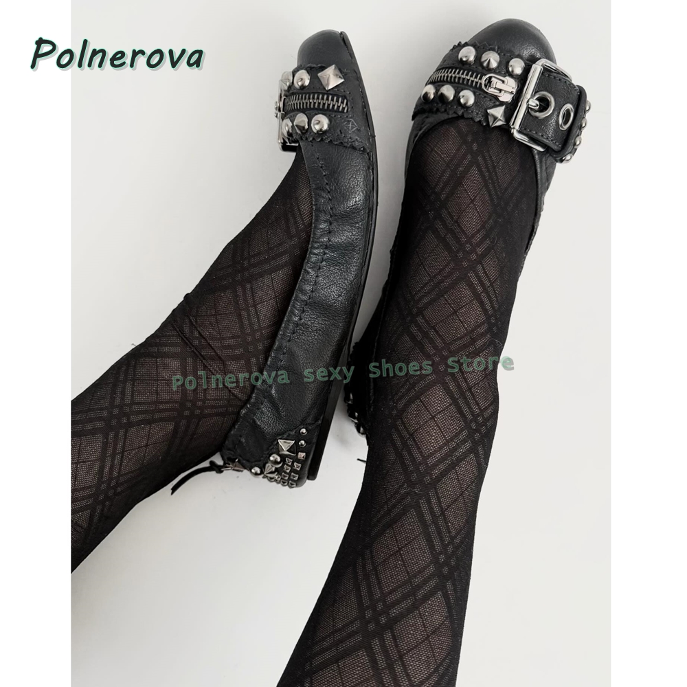 Rivet Belt Buckle Mary Jane Sh - đánh giá và giá Women'S Fashion Shoes