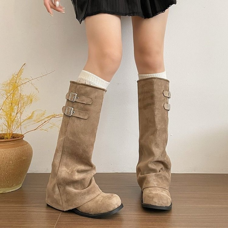 Y2K Korean Style Retro Knee‑hi - đánh giá và giá Women'S Fashion Knee High Boots
