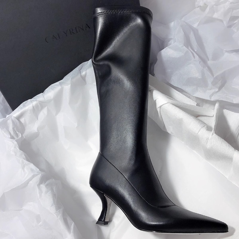 Autumn New Stiletto Fashion Bo - đánh giá và giá Women'S Fashion Knee High Boots