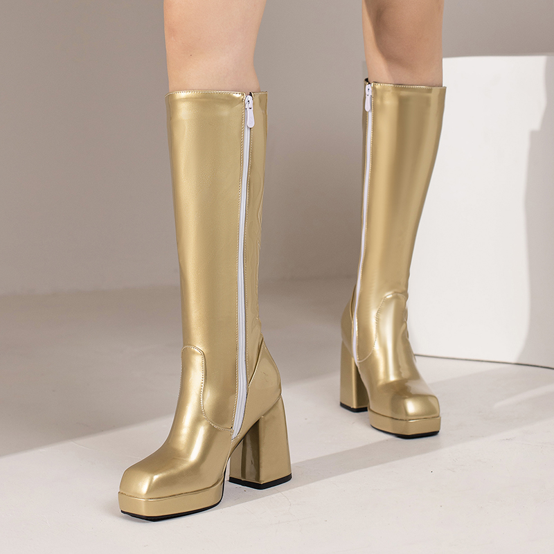 Green Winter Women Platform Kn - đánh giá và giá Women'S Fashion Knee High Boots