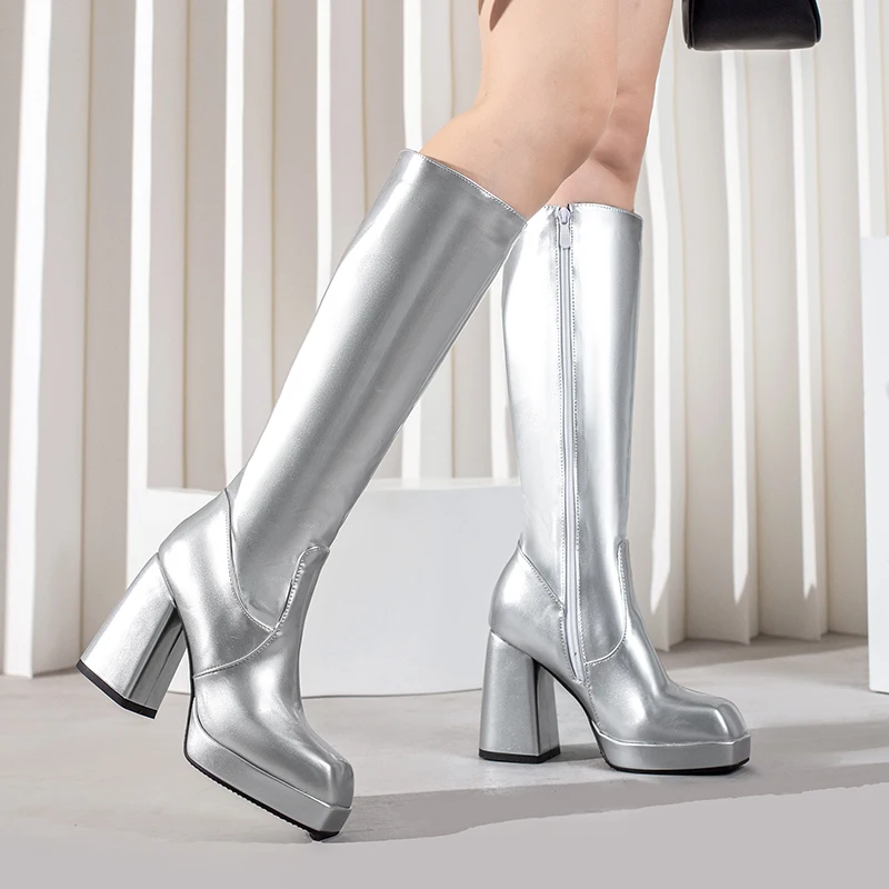 Green Winter Women Platform Kn - đánh giá và giá Women'S Fashion Knee High Boots