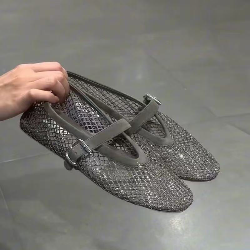 Hollow Rhinestone Baotou Sanda - đánh giá và giá Women'S Fashion Shoes