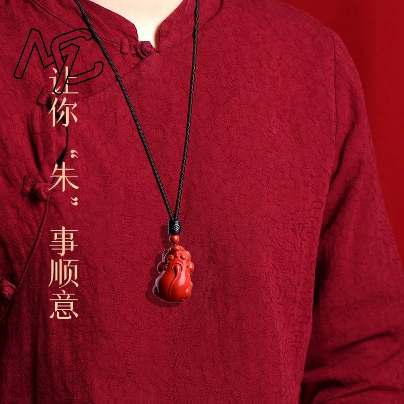 Fashion Red Cinnabar Jade Larg - đánh giá và giá Women'S Fashion Jewellery