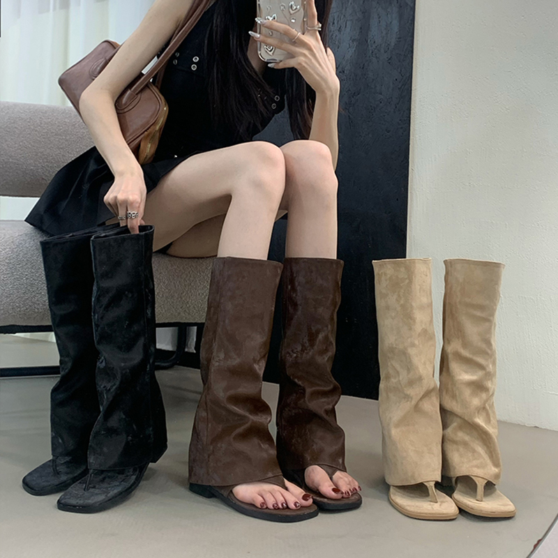 Hollow Out Women's Boots Velve - đánh giá và giá Women'S Fashion Korea