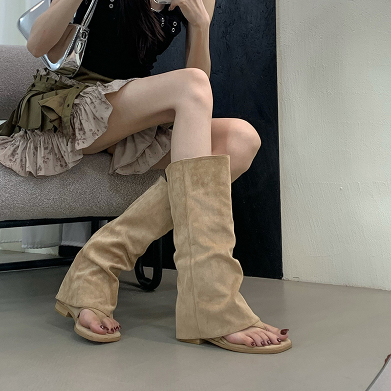 Hollow Out Women's Boots Velve - đánh giá và giá Women'S Fashion Korea