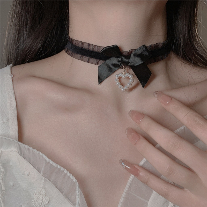 Lolita Pearl Sweet Lace Neckla - đánh giá và giá Women Fashion Photoshoot