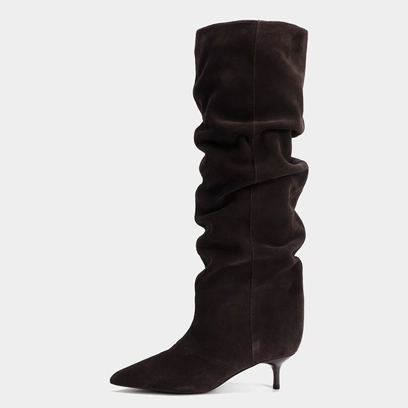 Liyke Runway Fashion Pleated S - đánh giá và giá Women'S Fashion Knee High Boots