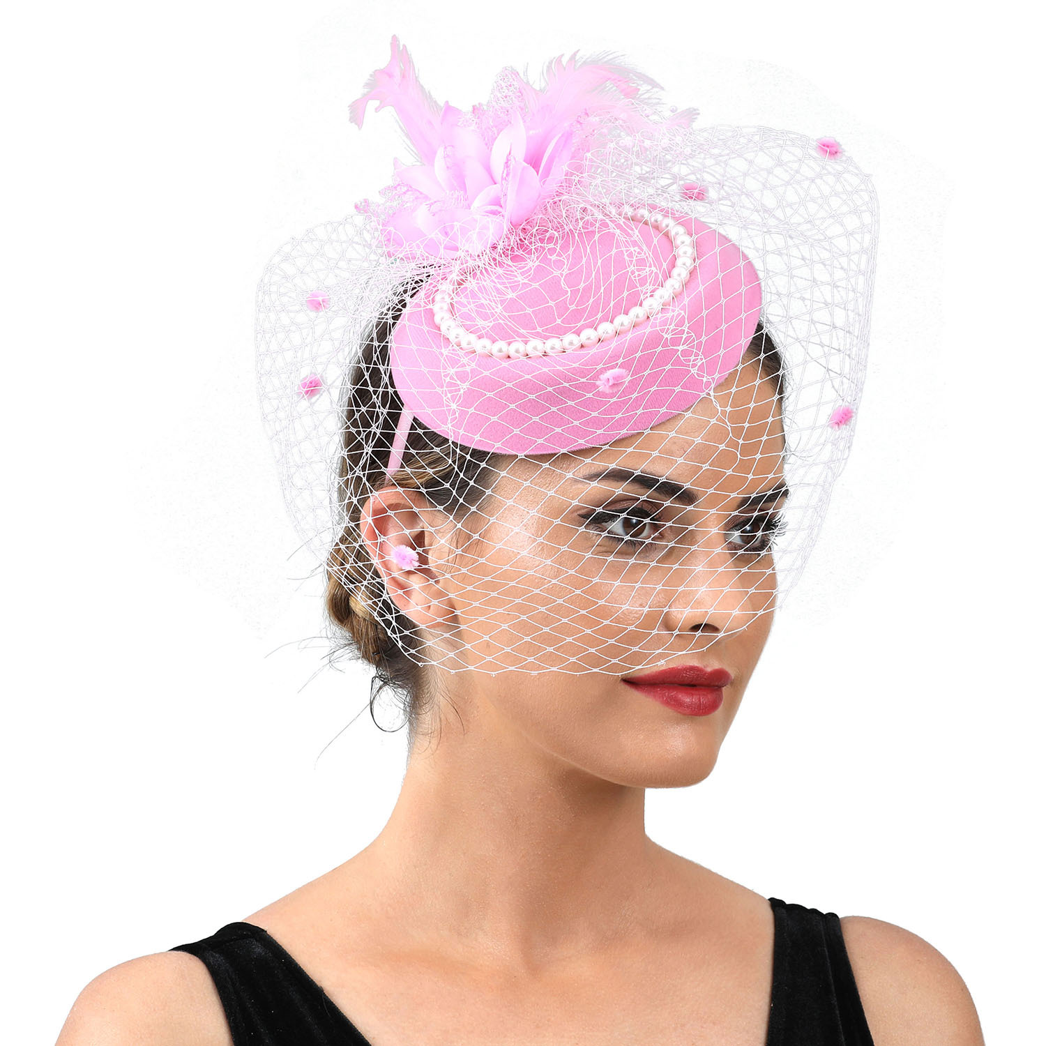 Women Feather Fascinator Hat w - đánh giá và giá Women'S Fashion Kentucky Derby