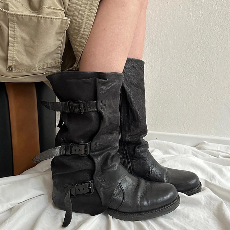 Classic Women Shoes Retro Luxu - đánh giá và giá Women'S Fashion Knee High Boots